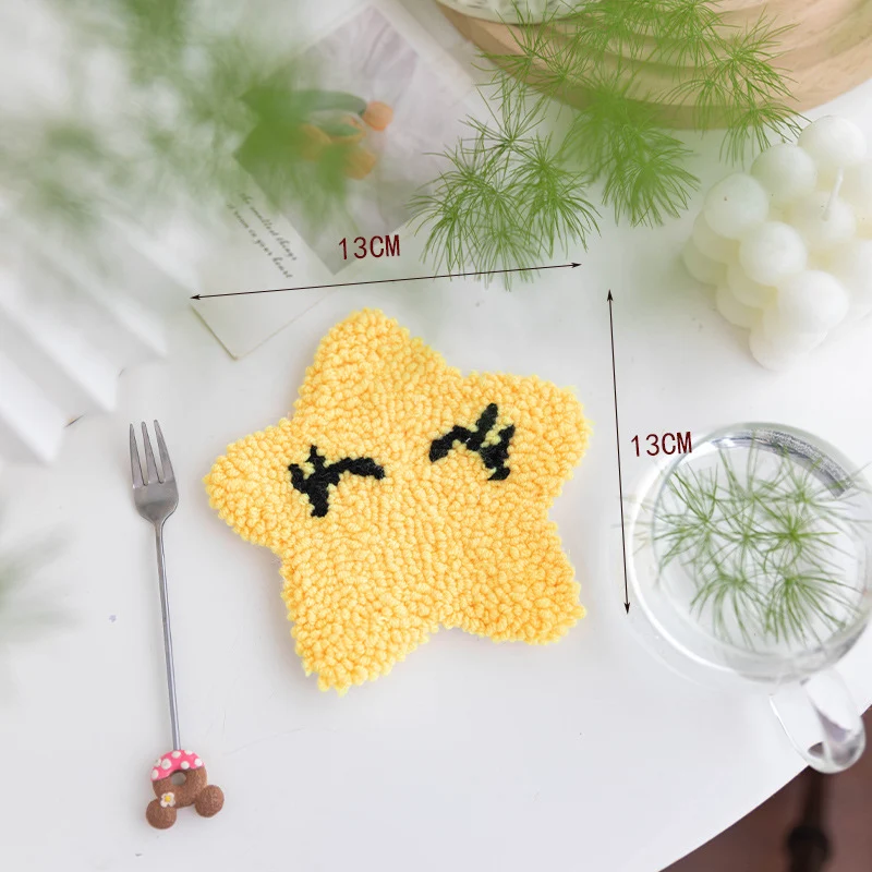 Kit Material DIY para Mini-Tapetes de Bordado Poke para Iniciantes, Feito à Mão, Básico, Crie Seus Próprios, Fácil, Artesanato Divertido. — foto 16