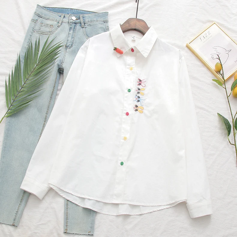 Title 6, Camicia da donna con ravanello con coniglio ric...