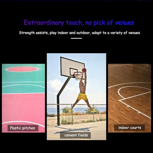 Title 4, Luminous Reflective Basketball Play at Night En...