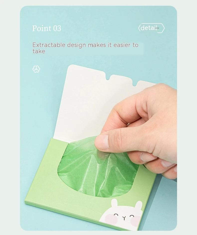 Feuilles Absorbantes d'Huile pour le Visage 100 Pièces Sans Parfum Contrôle de l'Excès de Sébum Peau Matifiée et Fraîche — photo 13