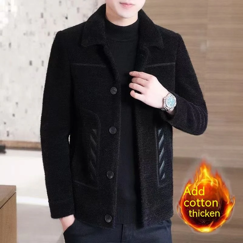 Title 9, Mens Woolen Coat Short Autumn Winter Padded Ja...