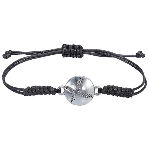 Title 1, Pulseira artesanal com fio encerado e liga, pul...