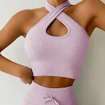 Drawstring Cross sportbeha vest voor dames, ideaal voor sport en training, biedt ondersteuning en comfort, perfect voor fitness. — foto 6