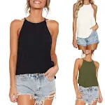 Irregular Solid Color Sexy Camisole — photo 1