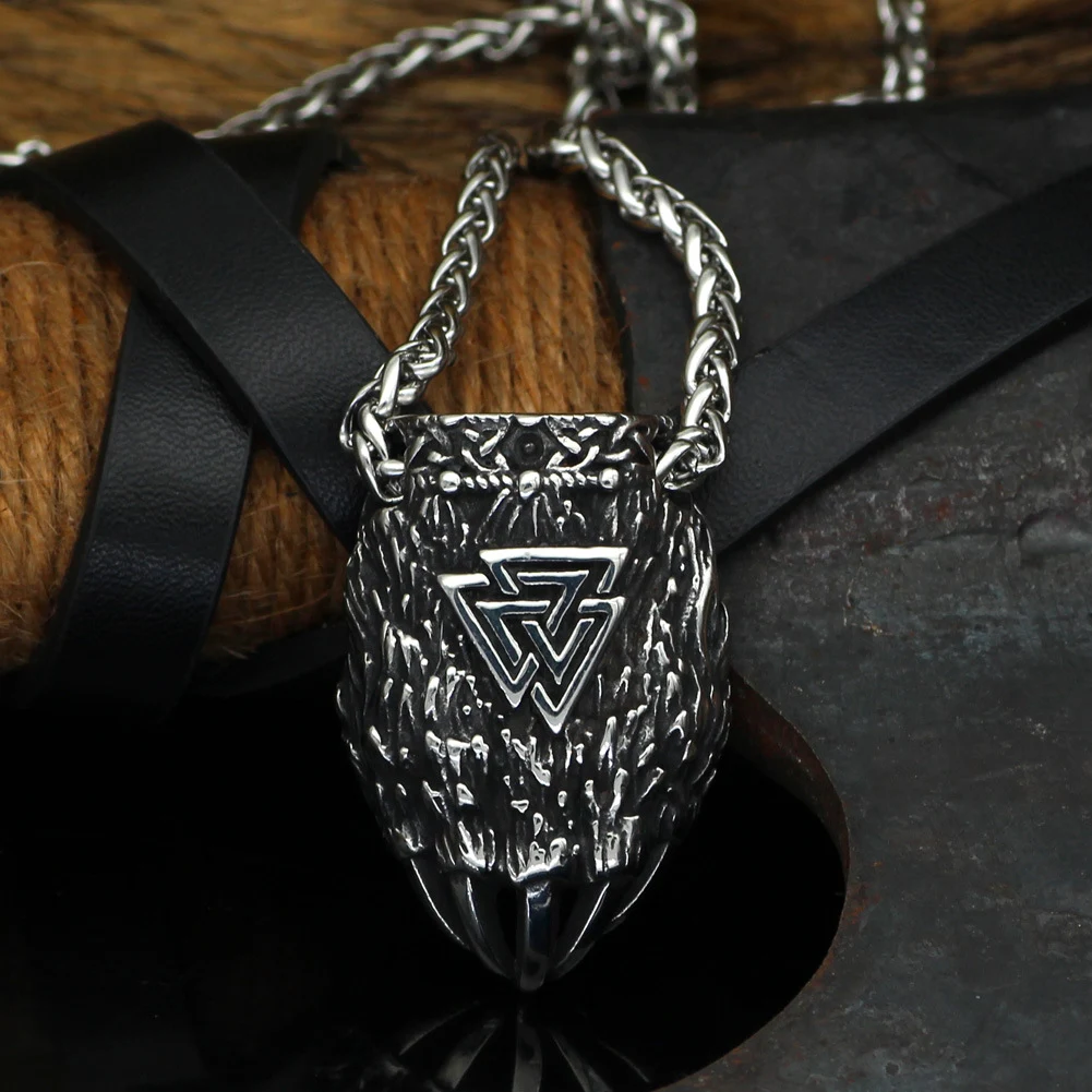 Title 1, Viking Driehoek Rune Handgevormde Geborsteld RV...