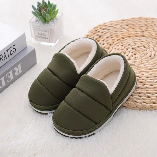 Title 1, Childrens Home Ankle Wrap Cotton Slippers, sof...