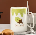Household Children's Fruit Pattern Ceramic Mug perfect for drinks, encouraging healthy habits, durable and designed for — photo 8
