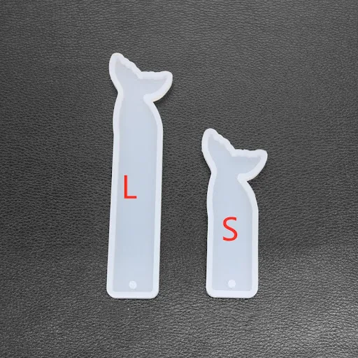 Title 7, Crystal Epoxy Fish Tail Bookmark Stencil for cr...