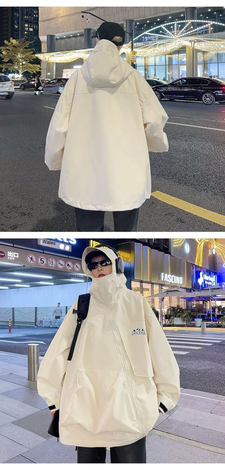 Men's Winter Outdoors Travel Hooded Waterproof Jacket offers superior protection from the elements, keeping you warm and — photo 6