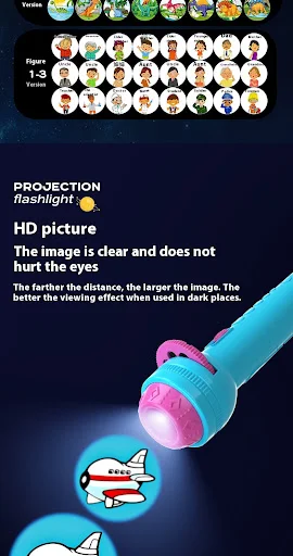 Title 7, Flashlight Luminous Toy Picture Recognition Chi...
