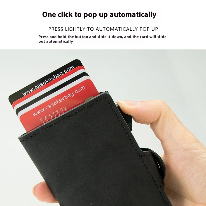 Title 5, Side Push Pop-up Card With Paper Money Card Holder