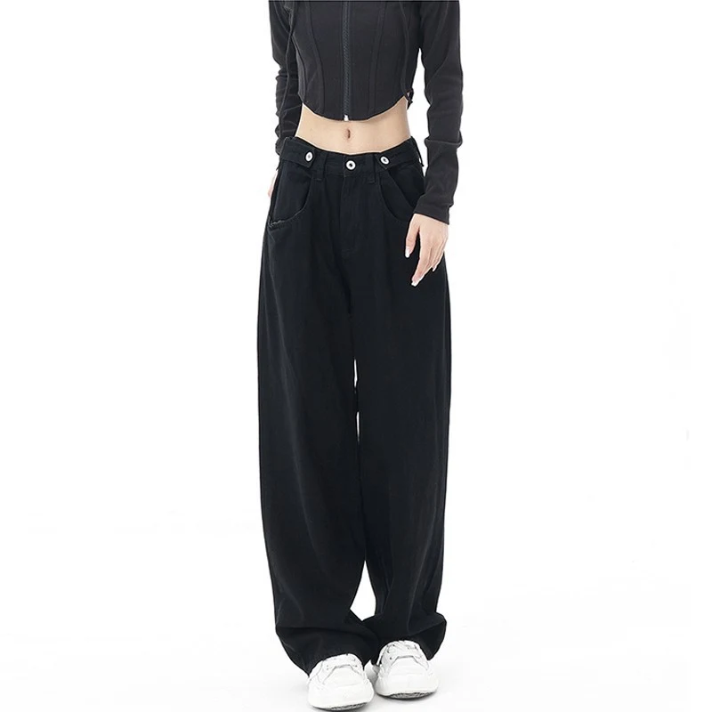 Title 5, Loose fashion jeans for pear-shaped women in la...