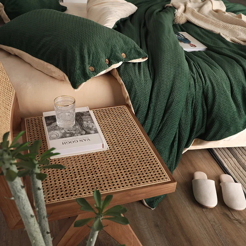 Conjunto de cama de quatro peças para noites tranquilas. Conforto e maciez para uma noite de sono perfeita e revigorante. Durma bem todas as noites. — foto 1