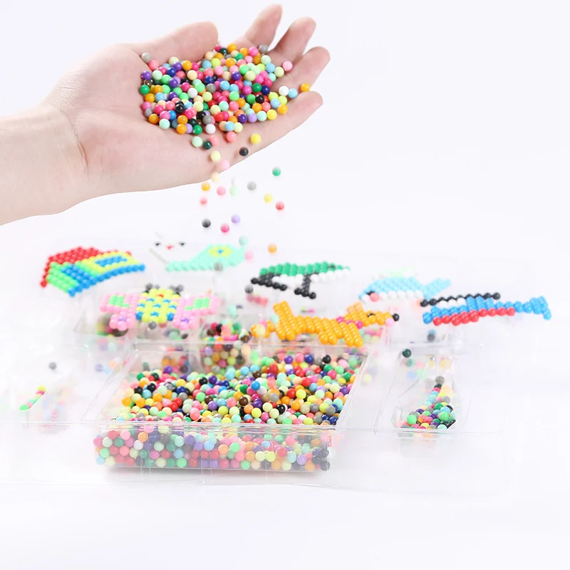 Title 1, DIY Water Spray Magic Beads Handmade Toy Set Ch...