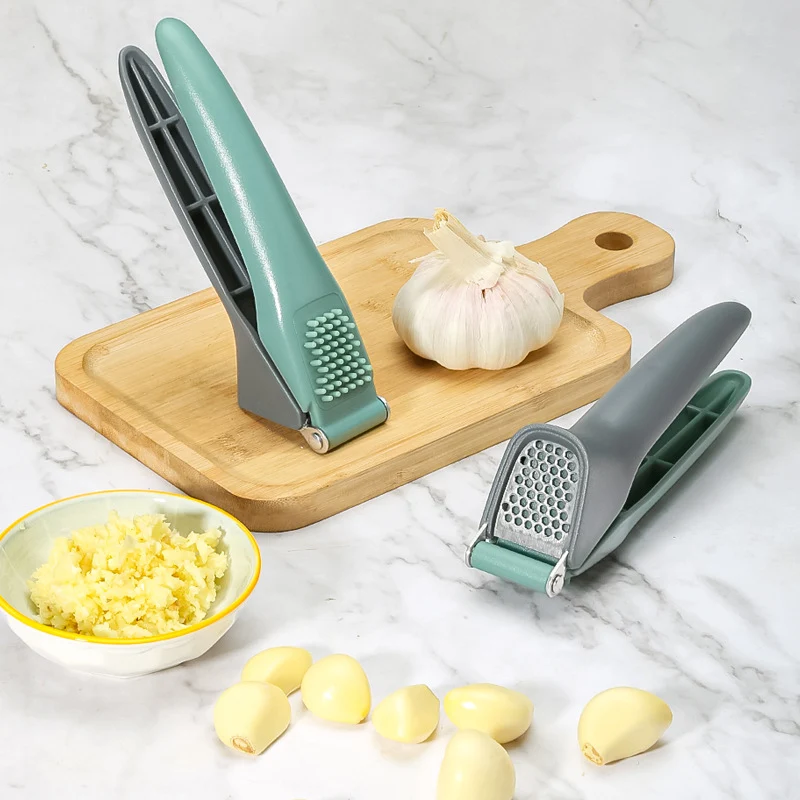 Title 5, Manual Stainless Steel Garlic Press — Effortles...