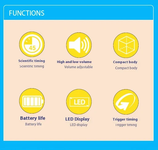 Title 3, Student Learning Alarm Clock Kitchen Cooking Ti...
