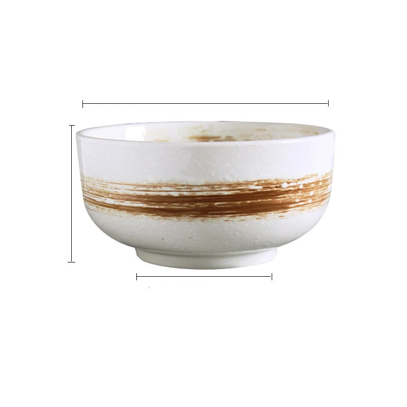Title 5, Japanese Ceramic Bowl With Lid For Eating Set E...