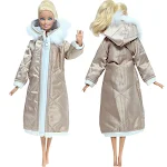 Jaqueta Acolchoada de Algodão Quente para Boneca Simulada Roupa de Troca Brinquedo Casaco Inverno Macio e Confortável. — foto 3
