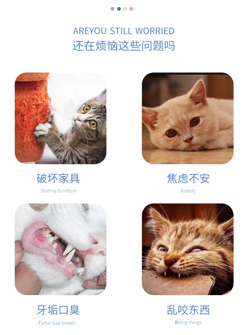 Title 2, New Funny Tassel Cat Stick Colored Fun Bells Fi...