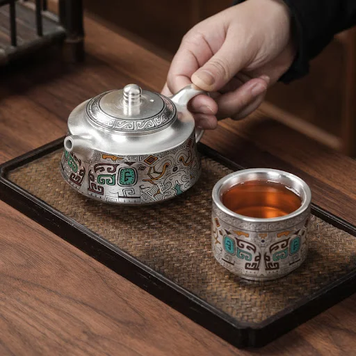 Title 2, Fashion Personality Portable Travel Tea Set Sui...