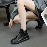 Botas Curtas Femininas de Inverno com Fleece Quente, Sola Plana – Conforto e Calor para os Dias Frios, Perfeitas para o Inverno — foto 7