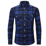 Large size slim fit long sleeve shirt for men, offering a modern and stylish look, perfect for both casual and smart-cas — photo 14