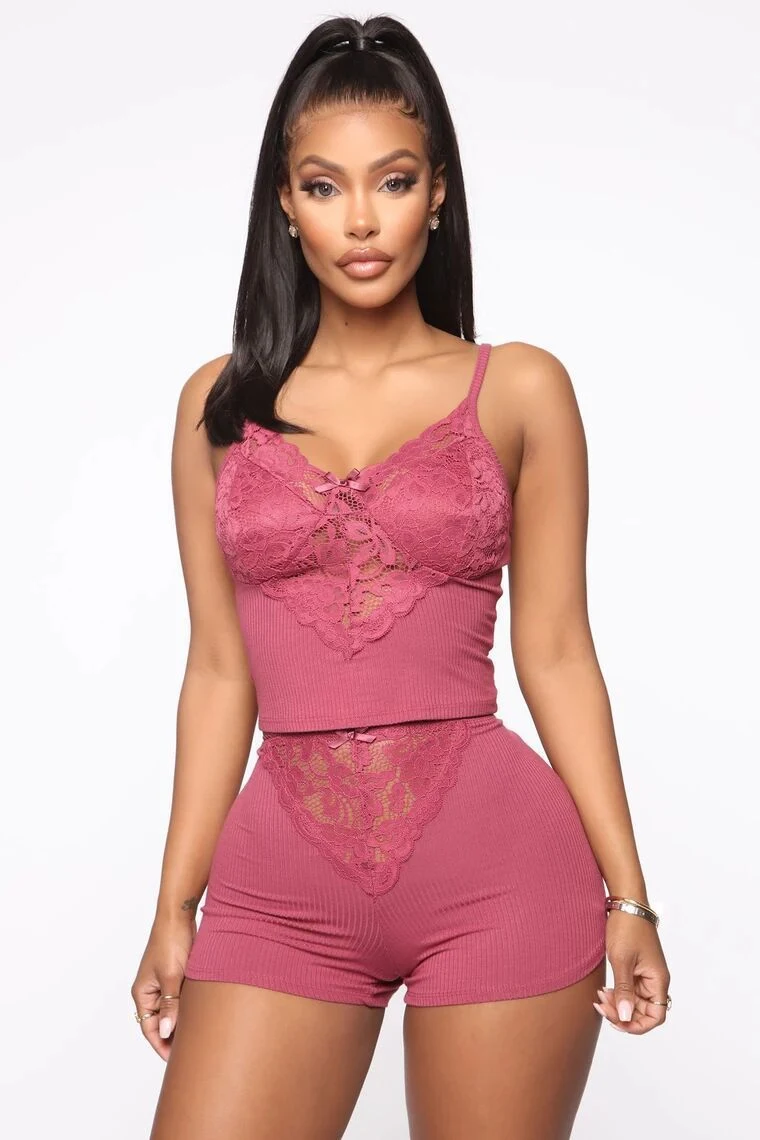 Title 2, Amazon Blast Models Lace Pajama Sets, European ...
