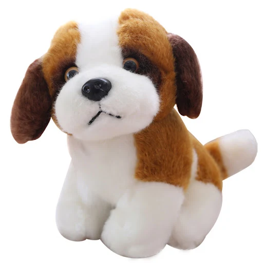 Title 10, Artificial Dog Plush Toy Husky Akita St Bernard...