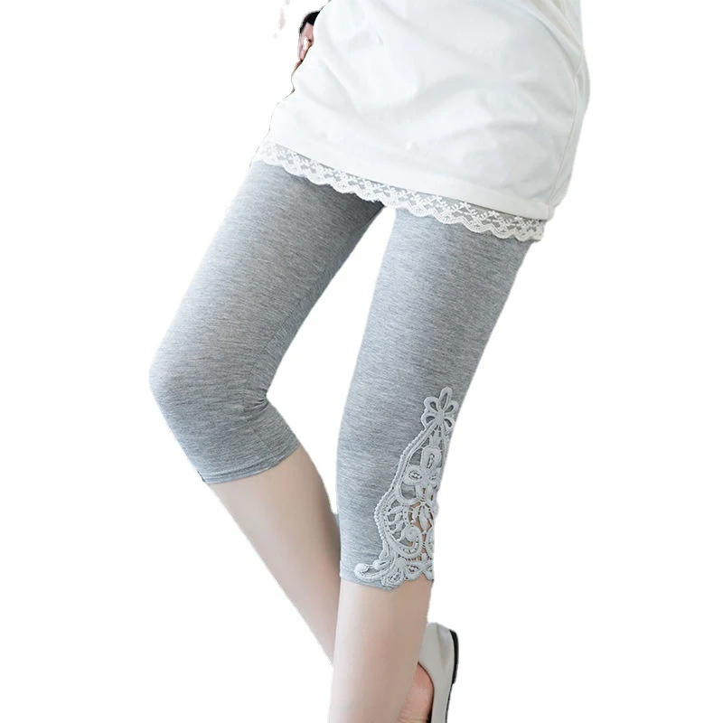 Damesmode kanten stretch broek — foto 2