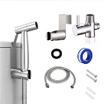 Toilet Companion Bidet Spray Gun Set, High Pressure Booster Nozzle. Enjoy enhanced personal hygiene and a more thorough — photo 5