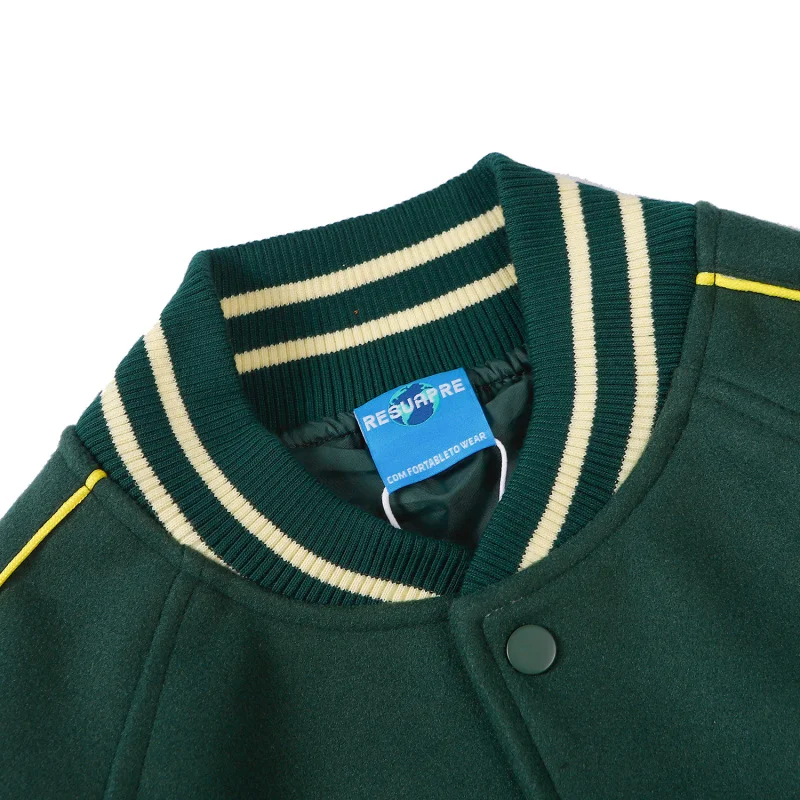Title 7, Street Letter Embroidered Baseball Jacket for M...