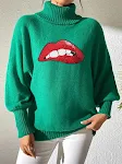 Green Red Lips