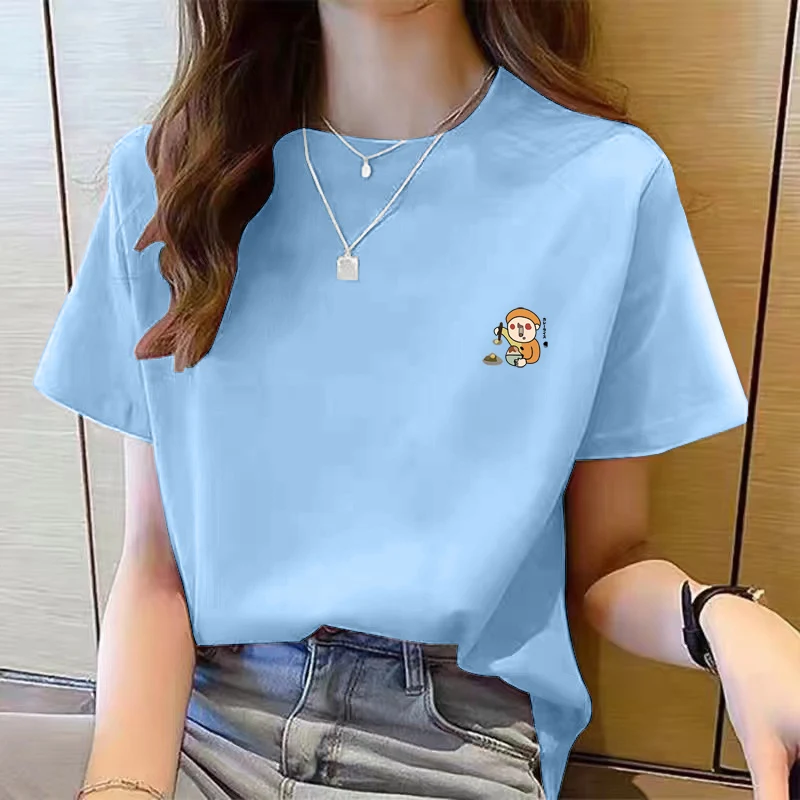 Schattige beer, katoenen T-shirt met korte mouwen voor dames — foto 6