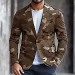 Terno de Negócios Casual Estampado Masculino — foto 4