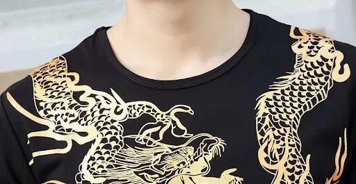 Title 5, Camiseta selvagem de dragão de ouro
