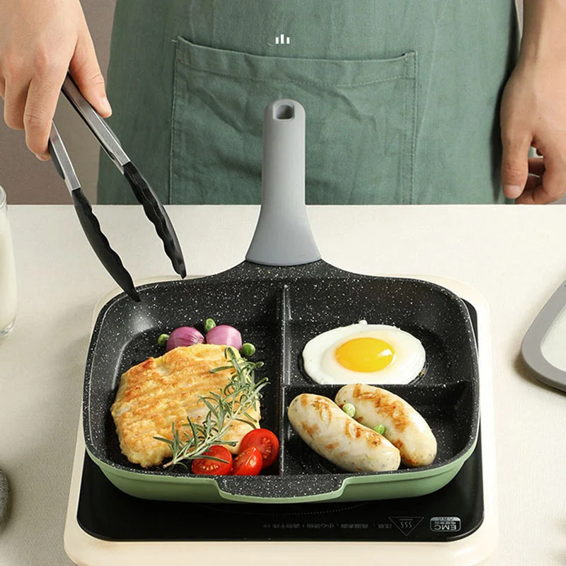 Bamboo Bluestone Breakfast Omelette Pan Induction Universal. Cook perfect omelettes easily on any stovetop. Enjoy a heal — photo 4