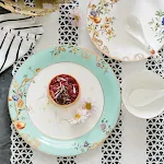 Antique European Style Bone China Tableware Set for Home. Elegant bowls and plates for refined dining and sophisticated — photo 8