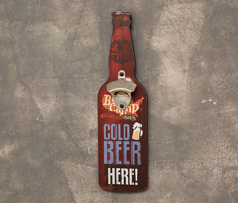 Abridor de garrafa vintage Cola para parede, decoração retrô, abre cervejas e refrigerantes com facilidade, design charmoso, fácil instalação — foto 10