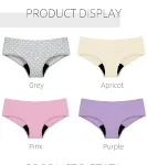 Women's Minimalist Printed Leak Proof Menstrual Underwear. Comfortable, Stylish Protection for Your Period. — photo 7
