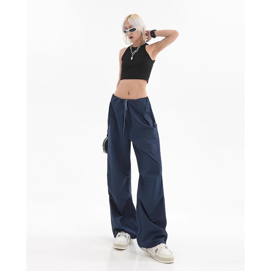 Design Sense High Waist Straight Leg Wide Leg Casual Pants Everyday Comfort and Style Versatile and Comfortable for Dail — photo 3