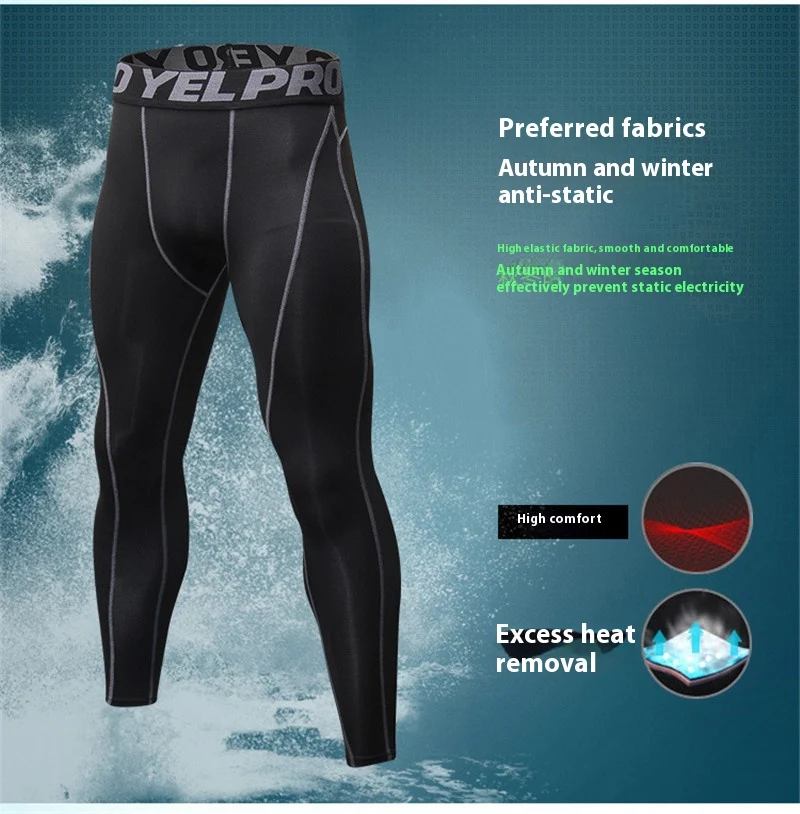 Title 2, Pantaloni da allenamento running fitness. Trasp...