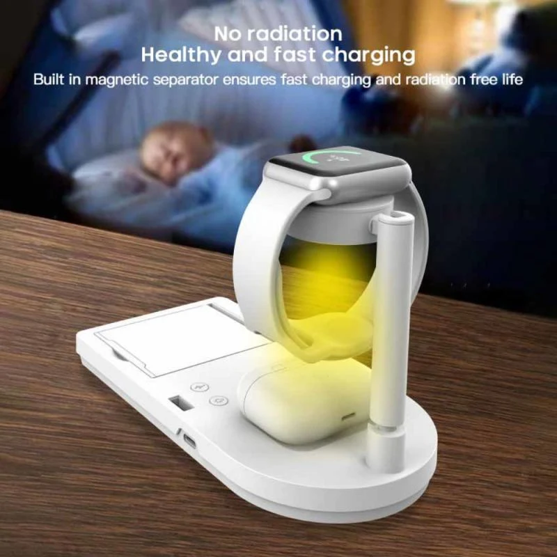 Title 4, Multi-function Wireless Charger Dock for Apple ...