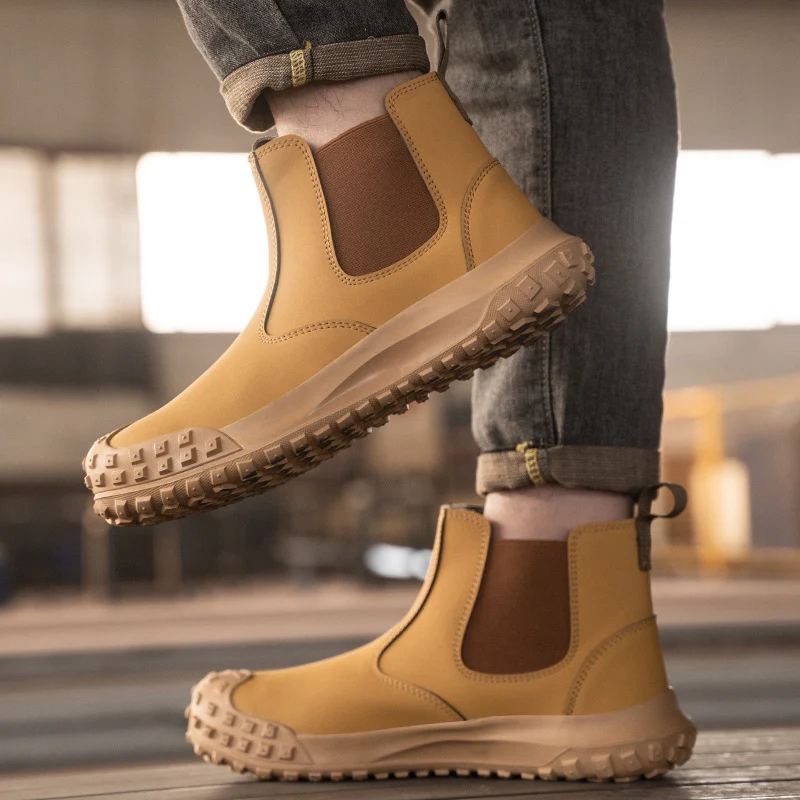 Plus Size Labor Protection Steel Toe Cap Safety Shoes provide anti-smashing and anti-stab features for enhanced foot pro — photo 1