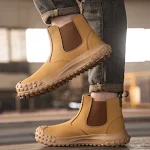 Plus Size Labor Protection Steel Toe Cap Safety Shoes provide anti-smashing and anti-stab features for enhanced foot pro — photo 1