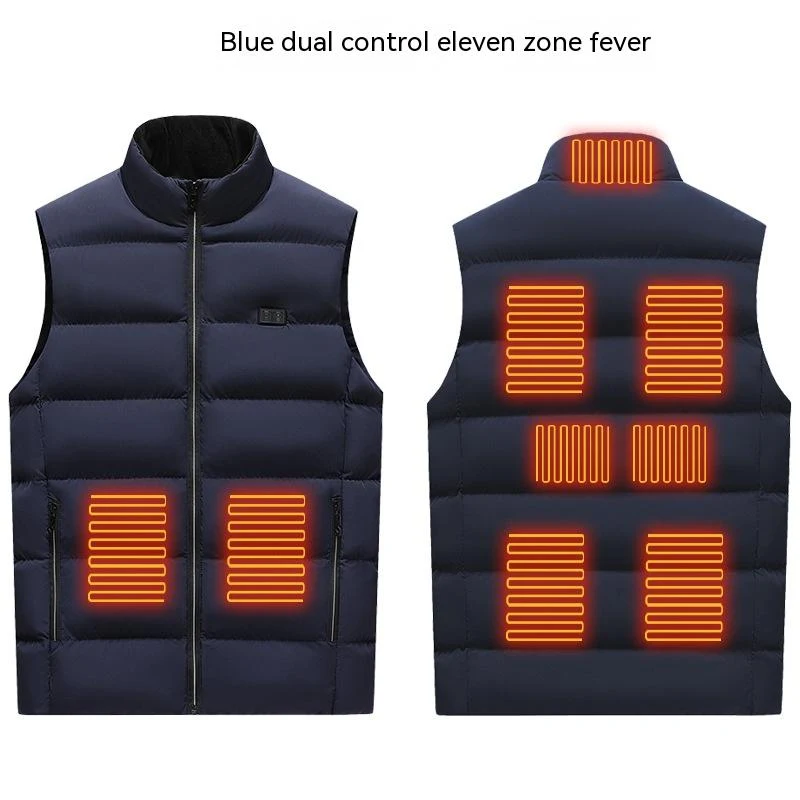 Gilet Intelligente Autocaldante USB Temperatura Costante Calore e Comfort in Inverno Riscaldamento Elettrico Portatile Ideale per l'Outdoor — foto 6