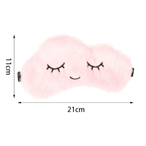 Title 1, Cartoon embroidered blindfold for sleeping, sof...