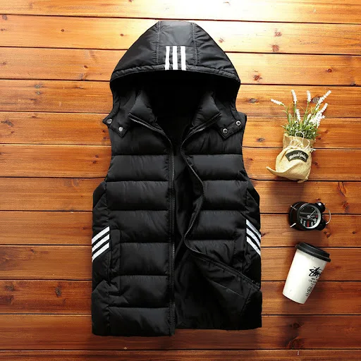 Title 5, Mens Winter Casual Down Cotton Vest Korean Ver...