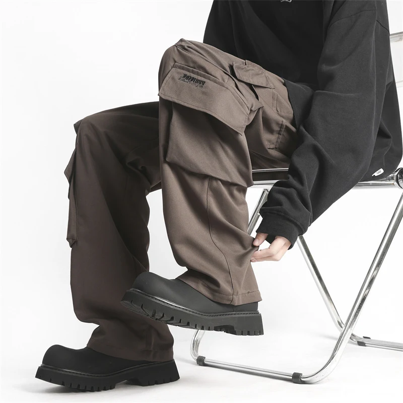 Retro Functionele Cargo Broek Heren met Meerdere Zakken Comfortabel en Praktisch voor Dagelijks Gebruik en Avonturen Stijlvol en Veelzijdig — foto 5