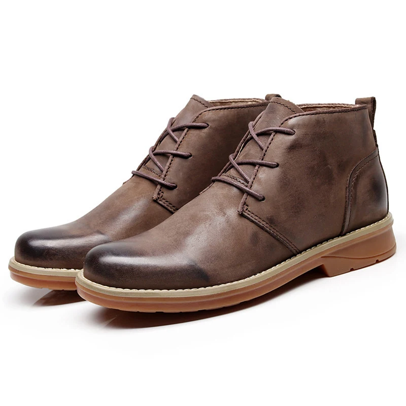 Sapatos Martin de couro bovino respirável Sapatos de couro genuíno para negócios Conforto e elegância profissional para seus pés — foto 4
