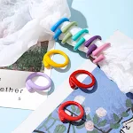 Anel de cor macaron de moda personalizado. Crie sua paleta única de cores fashion. Acessório moderno e customizável para combinações vibrantes. — foto 14